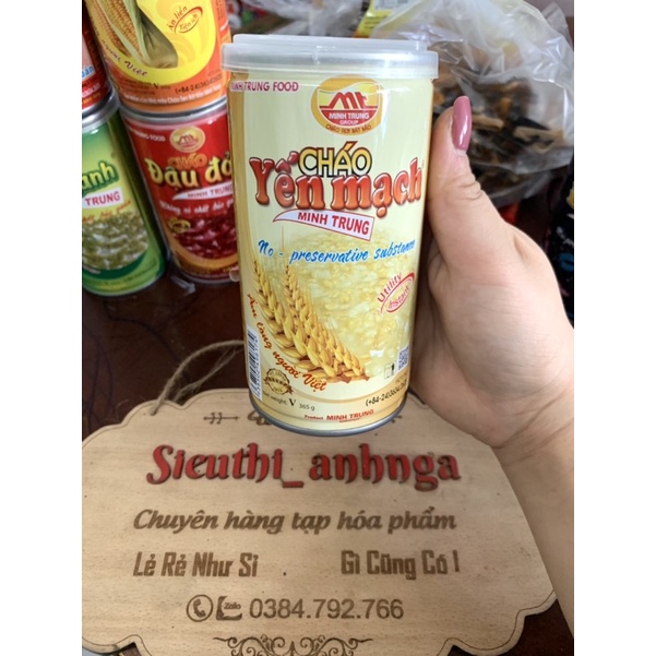 Cháo Sen Bát Bảo Minh Trung 365g (Đủ Vị)