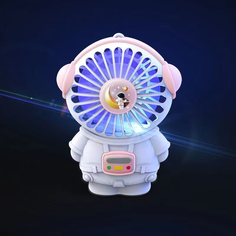 Quạt Mini Cầm Tay Hình Phi Hành Gia Sạc USB Tiện Dụng Mang Đi Du Lịch