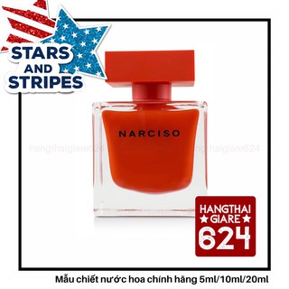 💥𝗦𝗔𝗟𝗘.𝗦𝗛𝗢𝗖𝗞💥Nước hoa Narciso Rouge 10ml EDP Spray / Chuẩn authentic