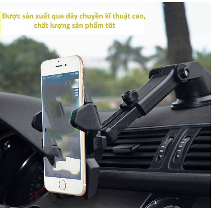 Giá Đỡ Điện Thoại Kẹp Điện Thoại Xoay 360 Dùng Trong Xe Ôtô Chắc Chắn Kiểu Giáng Sang Trọng Chuẩn Loại A1