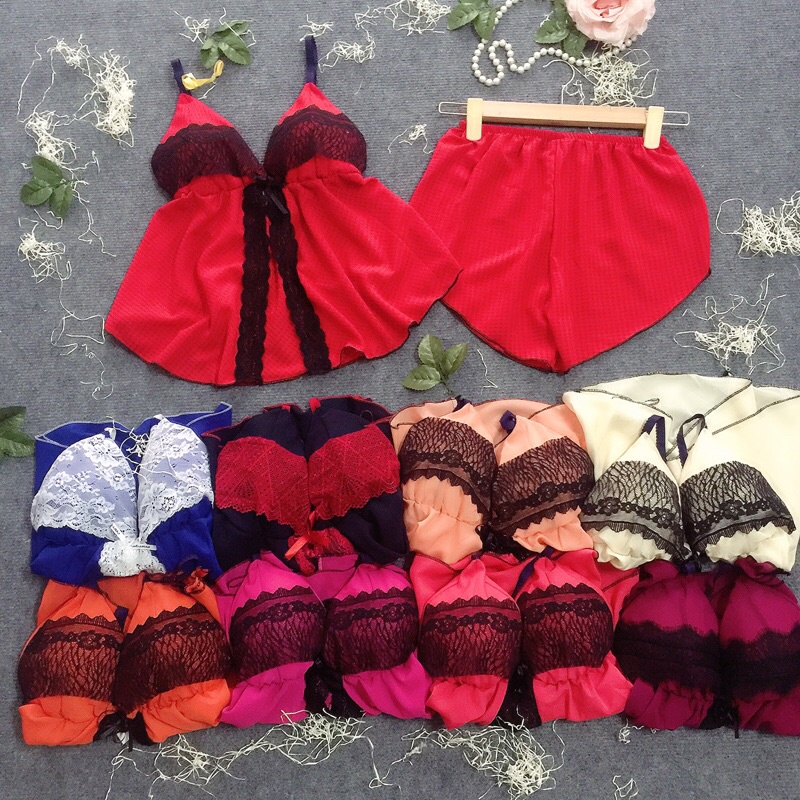 🦋ĐỒ NGỦ SEXY VOAN MÚT XẺ GIỮA PHỐI REN NGANG NGỰC🦋 | BigBuy360 - bigbuy360.vn