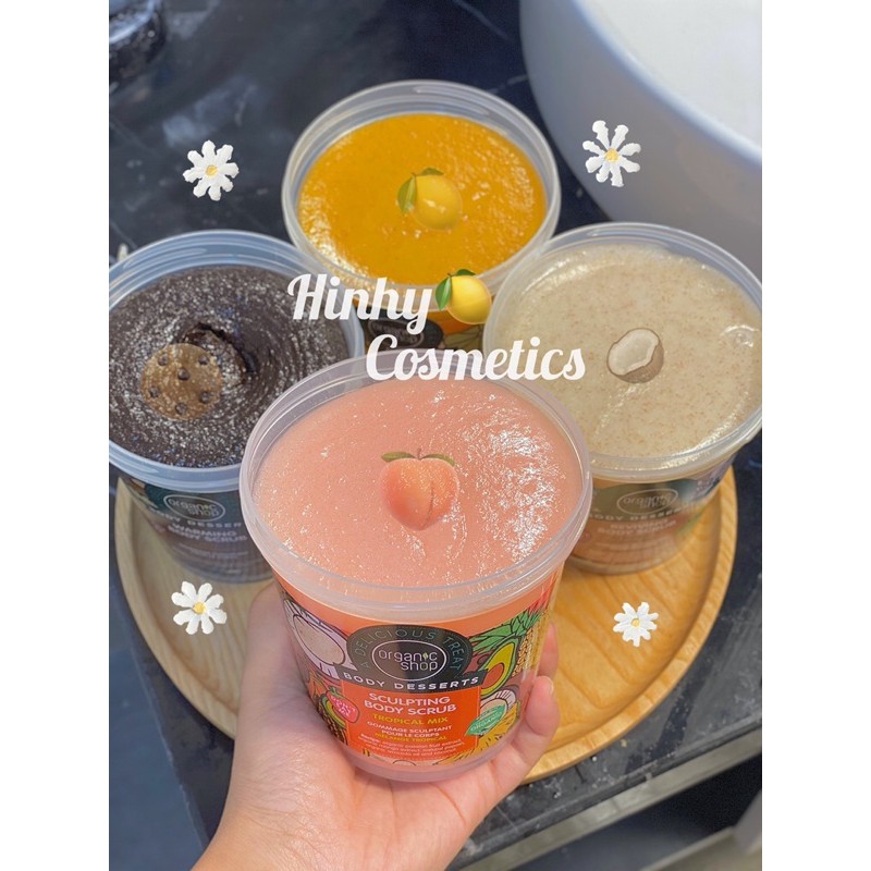 TẨY DA CHẾT BODY CAO CẤP Desserts Organic Shop 450g | BigBuy360 - bigbuy360.vn