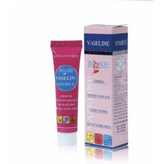 VASELINE ROSE – Phòng ngừa nứt, nẻ, khô môi, làm dịu vết bỏng tuýp 10g