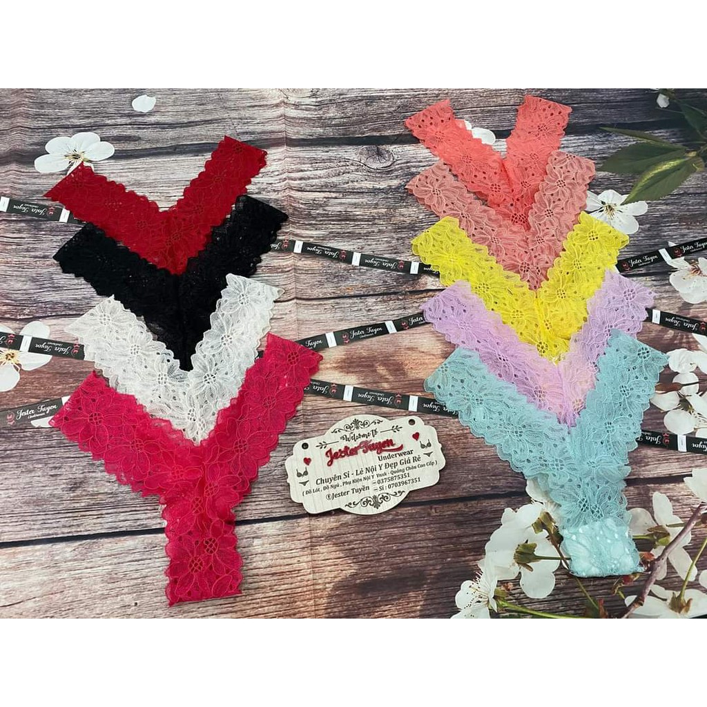 🌳RẺ VÔ ĐỊCH 🌳 Quần lót nữ lọt khe nhiều màu 3 | BigBuy360 - bigbuy360.vn