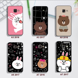ốp sam sung in hình GẤU BROWN cho máy ss A3-A5-A7-2016-2017