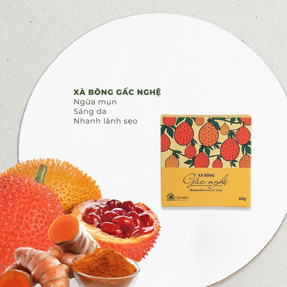 [Mã FMCGMALL -8% đơn 250K] Xà Bông Rửa Mặt Rửa Mặt Thiên Nhiên An Toàn Cho Da Giảm Thâm Mụn Cỏ Mềm 60g | BigBuy360 - bigbuy360.vn