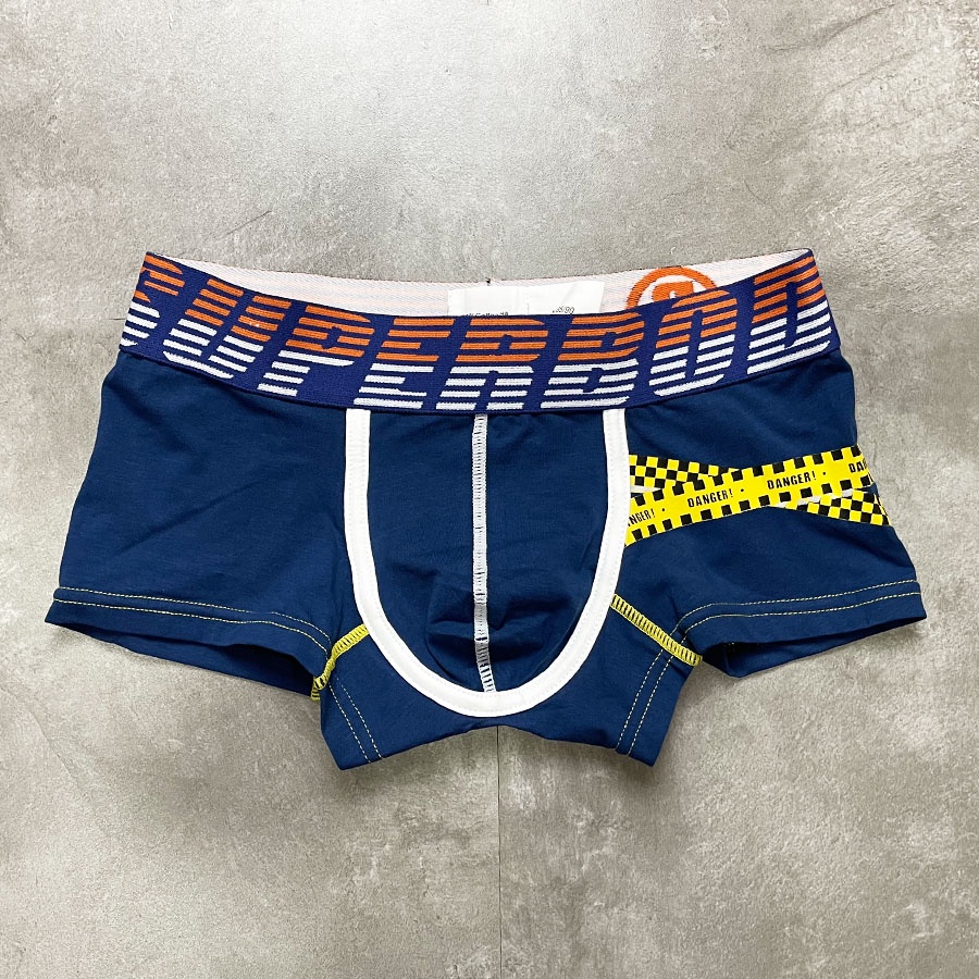 QUẦN LÓT NAM - BOXER ĐÙI Thể Thao In Logo Siêu Chất - Thun Cotton Mịn