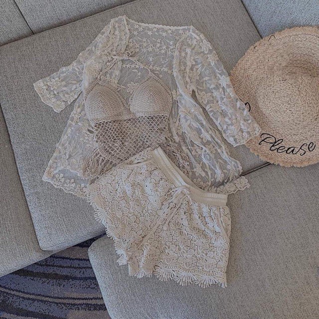 Set bikini len tua rua che bụng