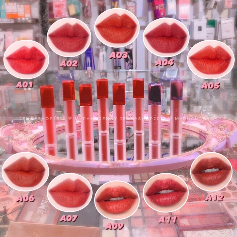 Son Kem Lì Black Rouge Cream Matt Rouge | Thế Giới Skin Care