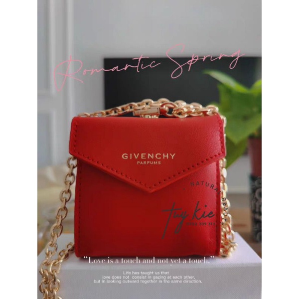 [ Gift Hãng 100% ] Túi Đeo Chéo Gìvanchee Red Pouch 2021