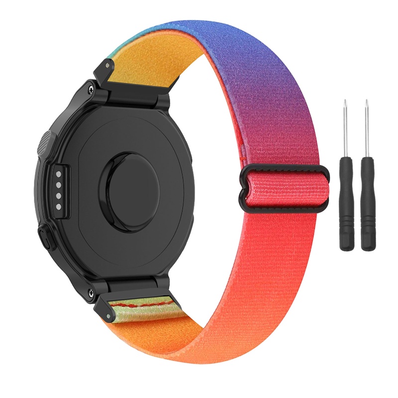 Dây Nylon Bện Co Giãn Cho Đồng Hồ Garmin Forerunner 735xt