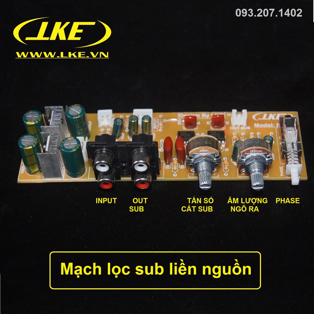 Mạch lọc sub liền nguồn LKE