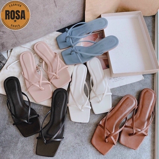 Dép lê kẹp mảnh quai ngang dd0257 mys loviie.corner rosa shoes