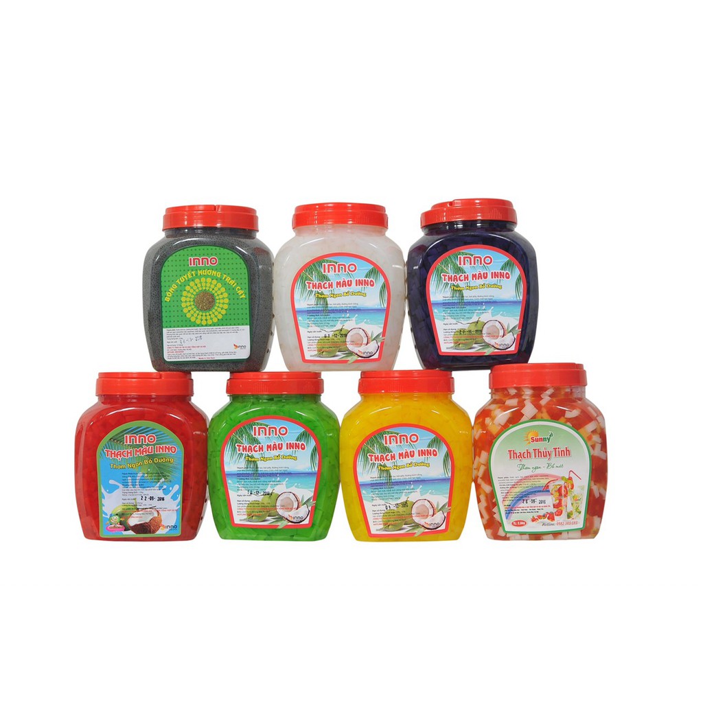 Thạch thuỷ tinh hương hoa quả INNO các vị