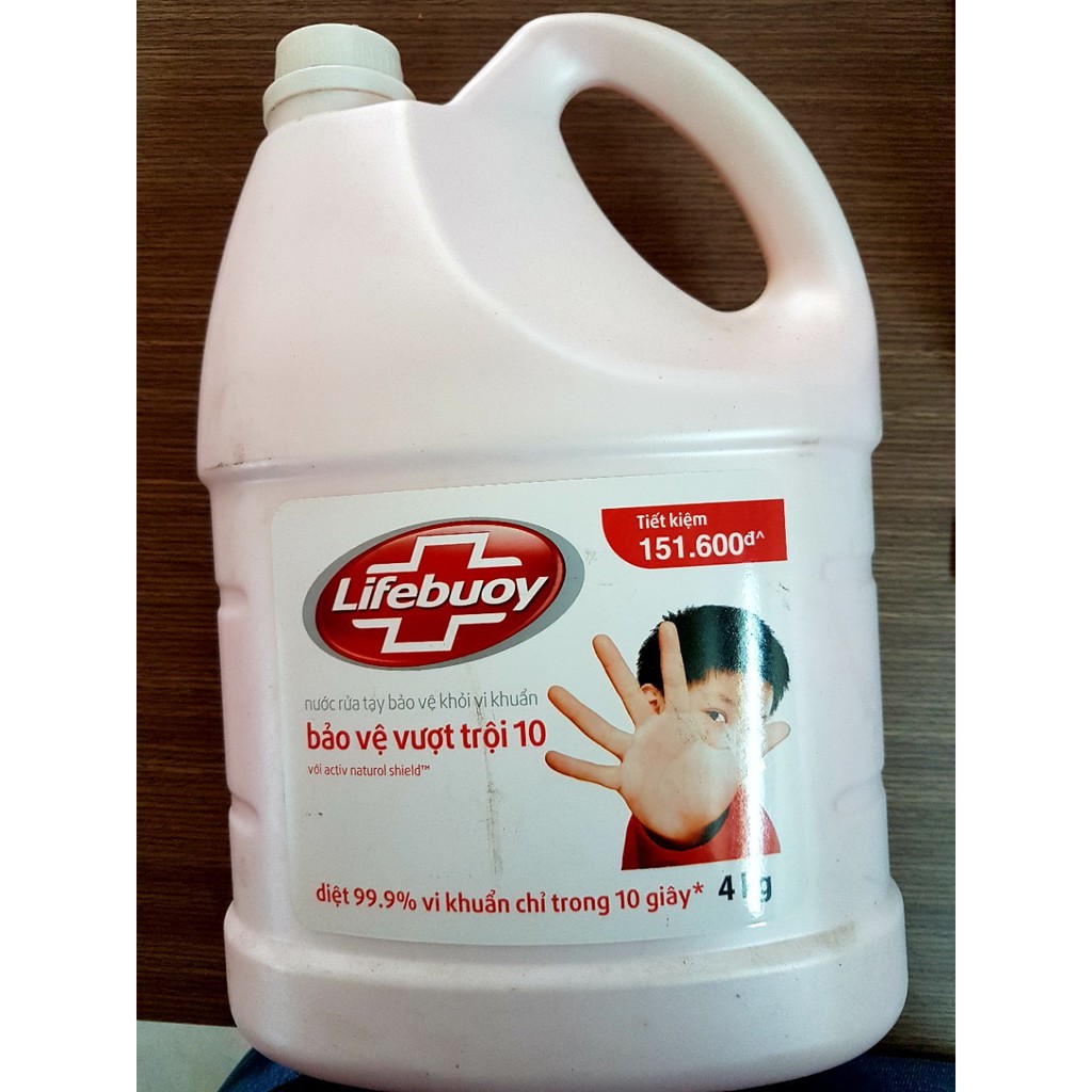 Can nước rửa tay Lifebuoy 4kg