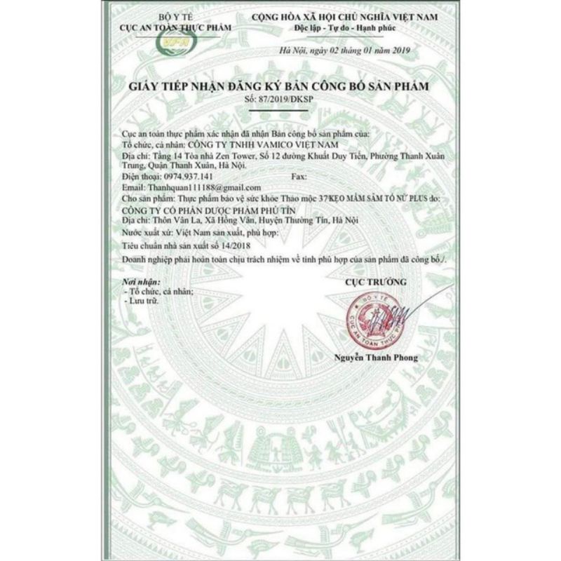 Kẹo Mầm Sâm Tố Nữ Plus X2 Thảo Mộc 37 ( mẫu Mới)