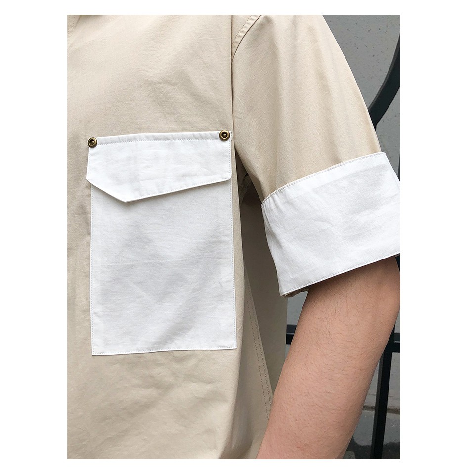 Sơ mi Nam tay lửng mẫu Hàn | BigBuy360 - bigbuy360.vn