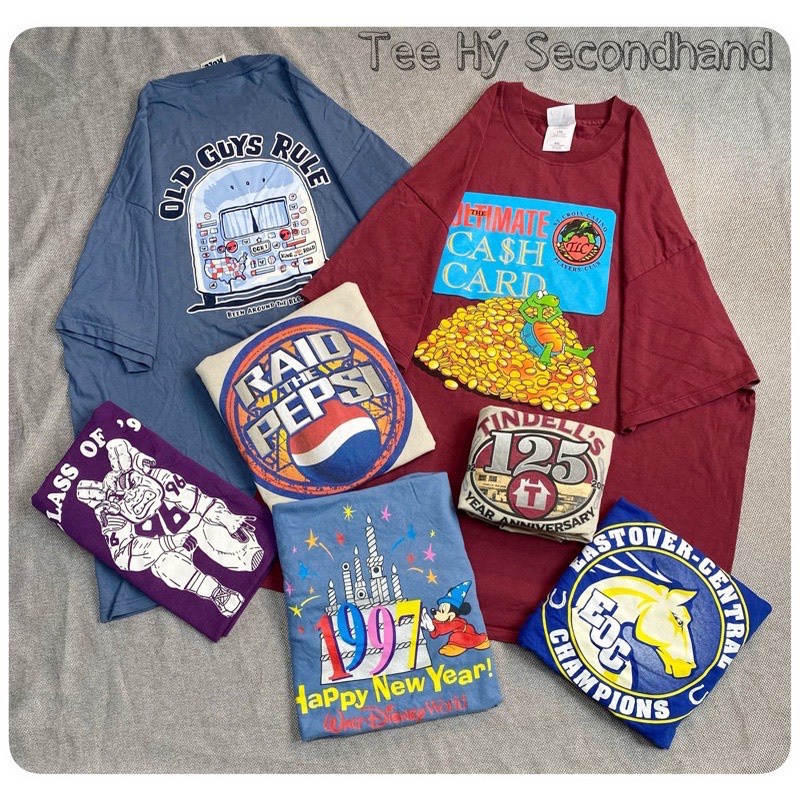 ÁO THUN MỸ UNISEX,ÁO PHÔNG SECONDHAND