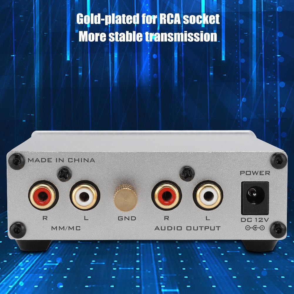 Phono box X2 dành cho mâm than vinyl LP bản nâng cấp Kim MM/MC chất âm sáng đều 3 giải , không gây ù xì tiếng mộc