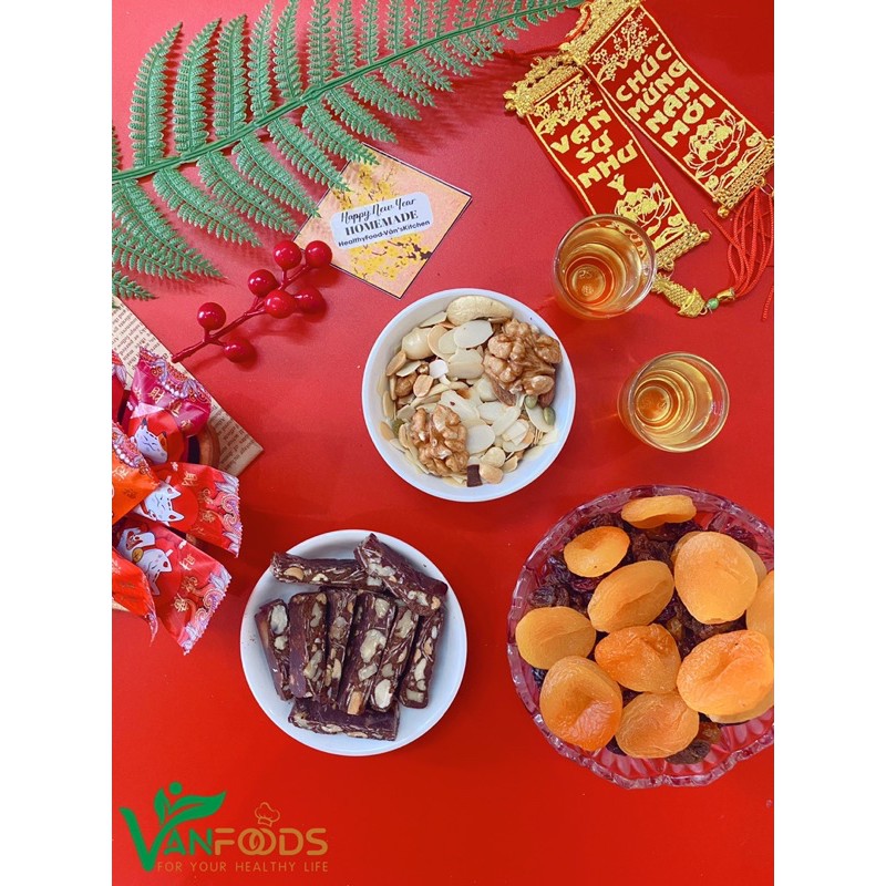 Kẹo Nougat Socola Healthy KO ĐƯỜNG 100gram-HFVK-Kẹo hạt điều hạnh nhân