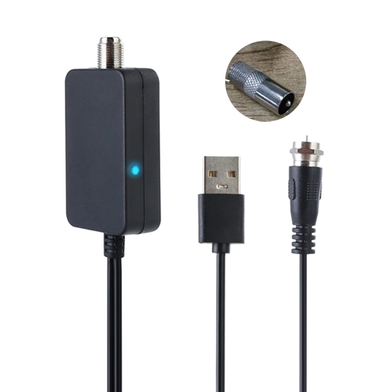Ăng Ten TV Kỹ Thuật Số Trong Nhà Phạm Vi 50 Dặm 1.5C-2V / Đen L = 0.