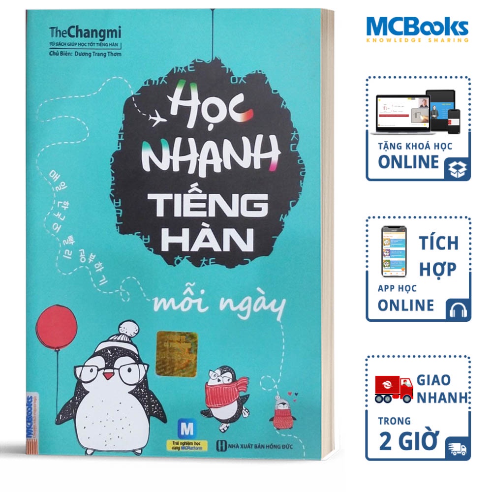 Sách - Học Nhanh Tiếng Hàn Mỗi Ngày Cho Người Bận - Kèm App Học Online