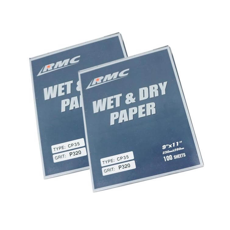 Giấy nhám nhật chà nước RMC khổ A4 độ mịn 80,120,150,180,240,400,600
