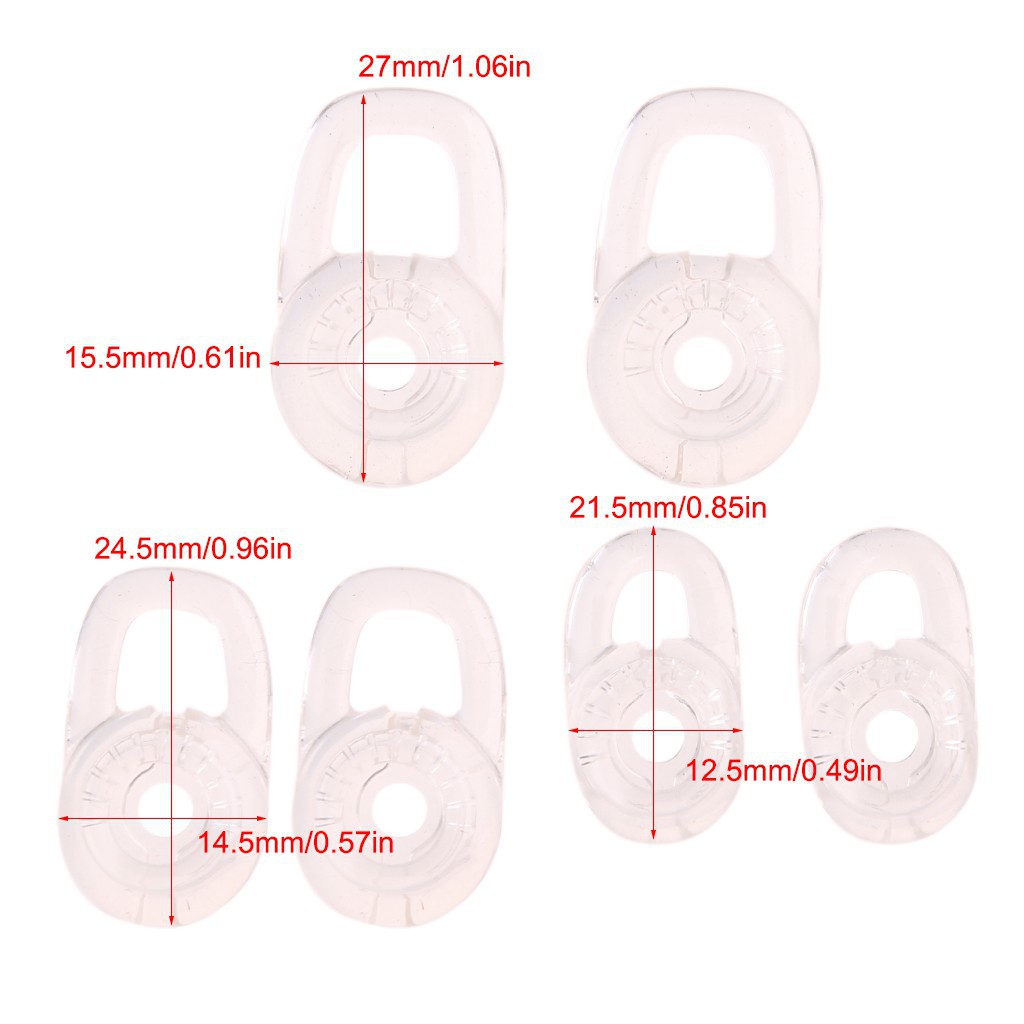 Bộ 3 cặp vỏ bọc silicone cỡ S / M / L cho tai nghe bluetooth