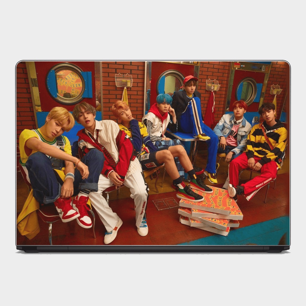 [SKIN BTS] Skin dán Laptop in hình nhóm nhạc BTS. Đủ các dòng máy: Asus, Acer, Dell, HP,.. In hình theo yêu cầu
