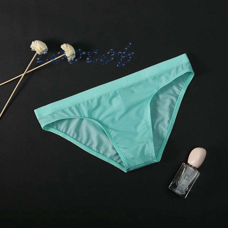 Quần lót vải lụa thiết kế mỏng lưng thấp sexy dành cho nam
