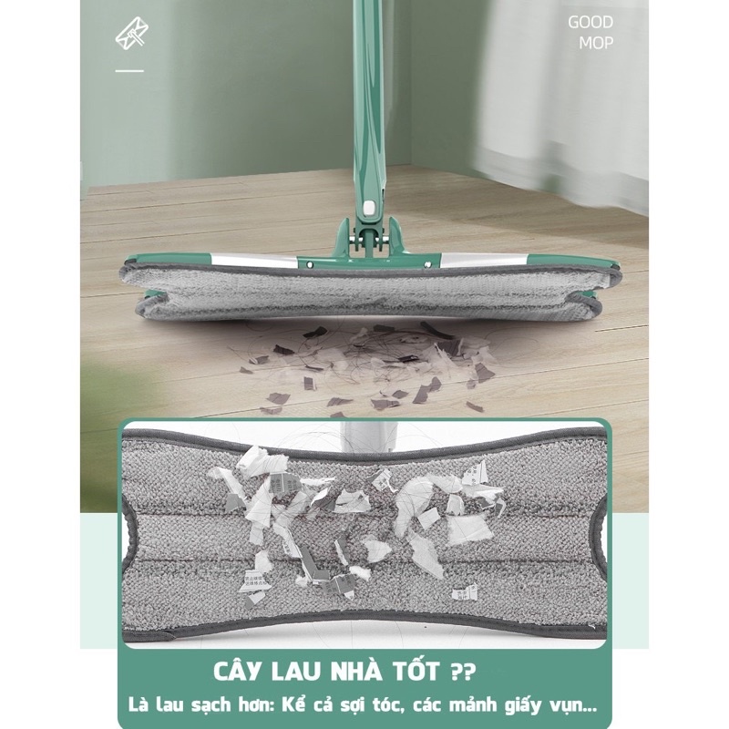 Cây lau nhà chữ X tiện dụng thông minh