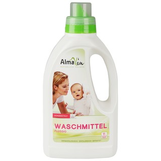 Nước giặt quần áo cho bé hữu cơ hương hoa Oải hương (không dùng cho đồ lụa và len) 750ml - Almawin