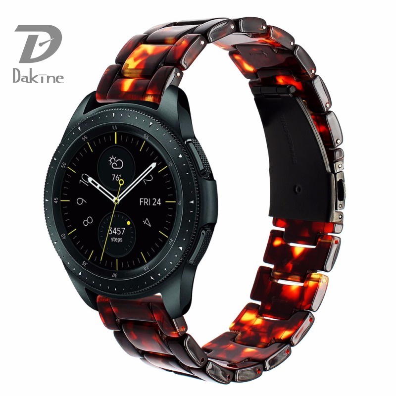 Dây đeo bằng sứ cho đồng hồ thông minh Samsung Galaxy 42mm 46mm Active 2 40mm 44mm