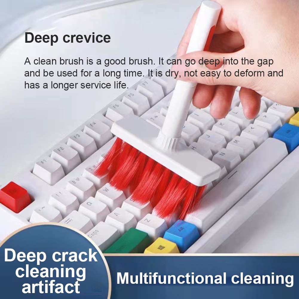 Bộ cọ làm sạch bàn phím 5 trong 1 đa năng Dụng cụ vệ sinh bàn phím tai nghe máy tính Bút/ bàn chải/ set dụng cụ vệ sinh tai nghe/ bàn phím/ thiết bị điện tử