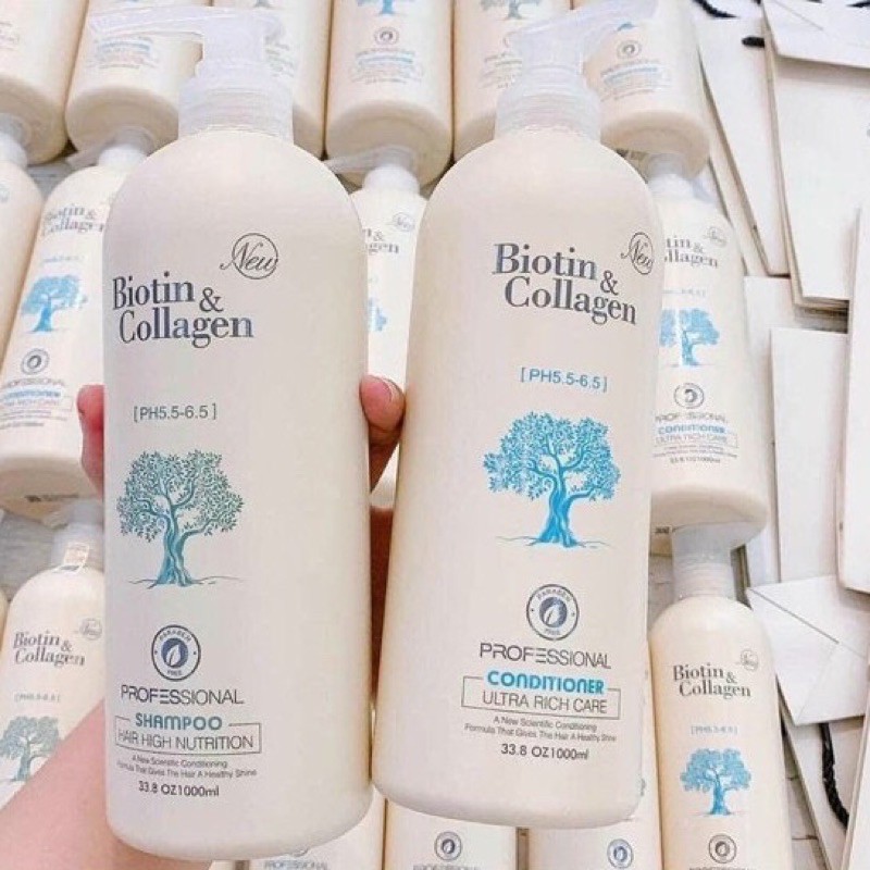 set gội xả Biotin Collagen🔅 hàng sẵn( khách note tên ig) | BigBuy360 - bigbuy360.vn