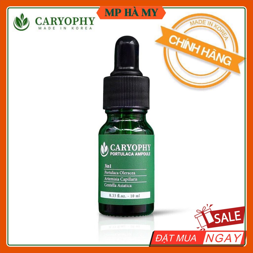 Serum ngăn ngừa mụn và thâm Caryophy Chính Hãng - Serum Mụn Ngăn Ngừa Mụn Ẩn,Mụn Đầu Đen