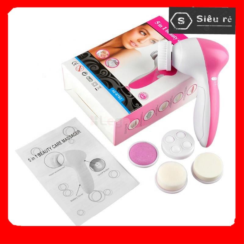 Máy Massage Rửa Mặt Đa Năng 5in1 Beauty Care Massager Model AE8782 (PD3242)