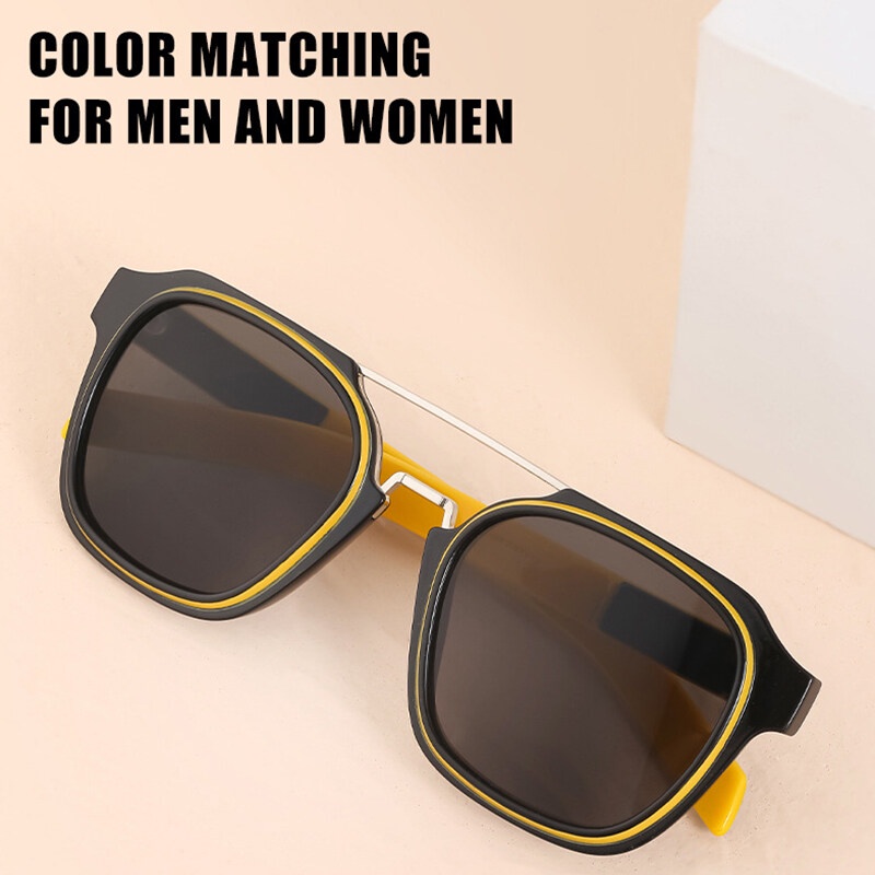 Kính Mát Gọng Vuông Phong Cách Âu Mỹ Cổ Điển Thời Trang 2022 Dành Cho Nam Và Nữ