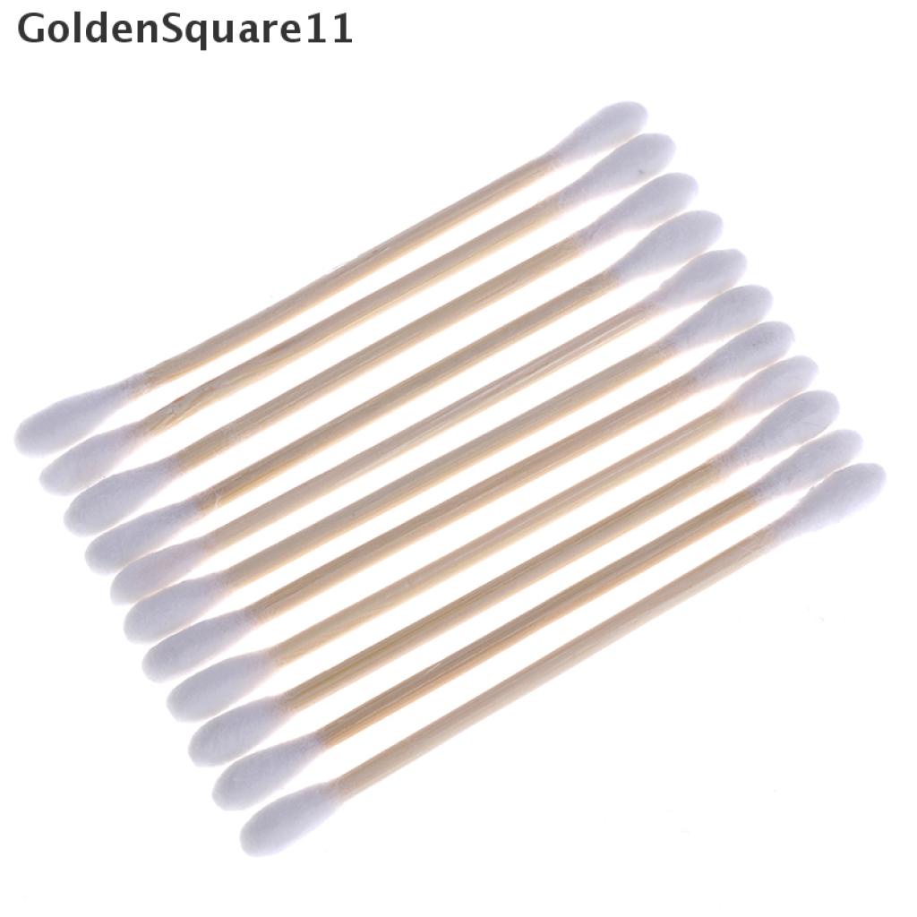 Set 100 Tăm Bông Cotton Hai Đầu Dùng Một Lần Trang Điểm