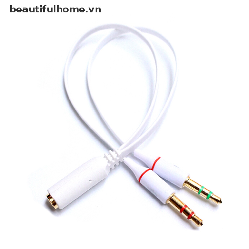 Cáp Kết Nối Âm Thanh Hình Chữ Y 3.5Mm Hai Đầu 2 Trong 1