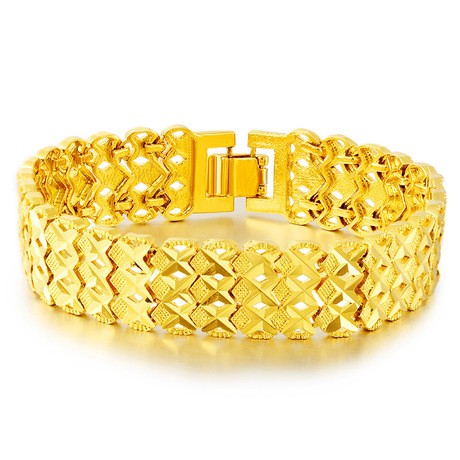 Vòng Đeo Tay Mạ Vàng Thời Trang Dành Cho Nam