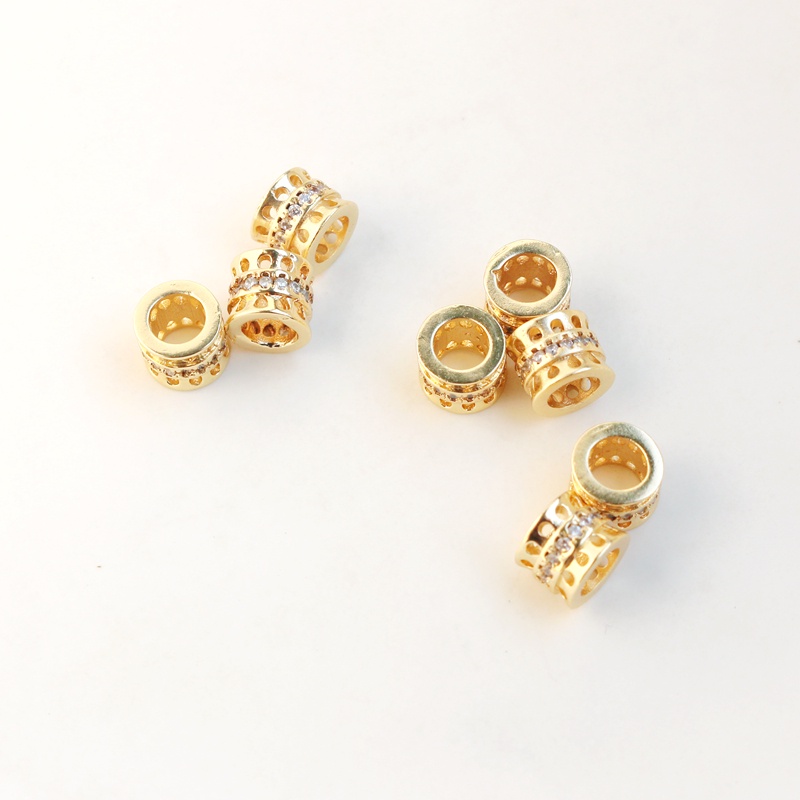 Bộ Hạt Đính Đá Zircon Hình Vuông 14K Nhiều Màu Sắc Làm Đồ Thủ Công diy