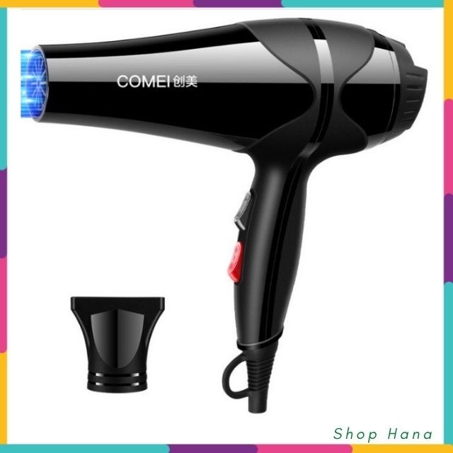 [Bền Đẹp] Máy Sấy Tóc Comei Gió Mạnh 4 chế độ, 4 mức nhiệt khác nhau giúp sấy tóc nhanh khô HNH016
