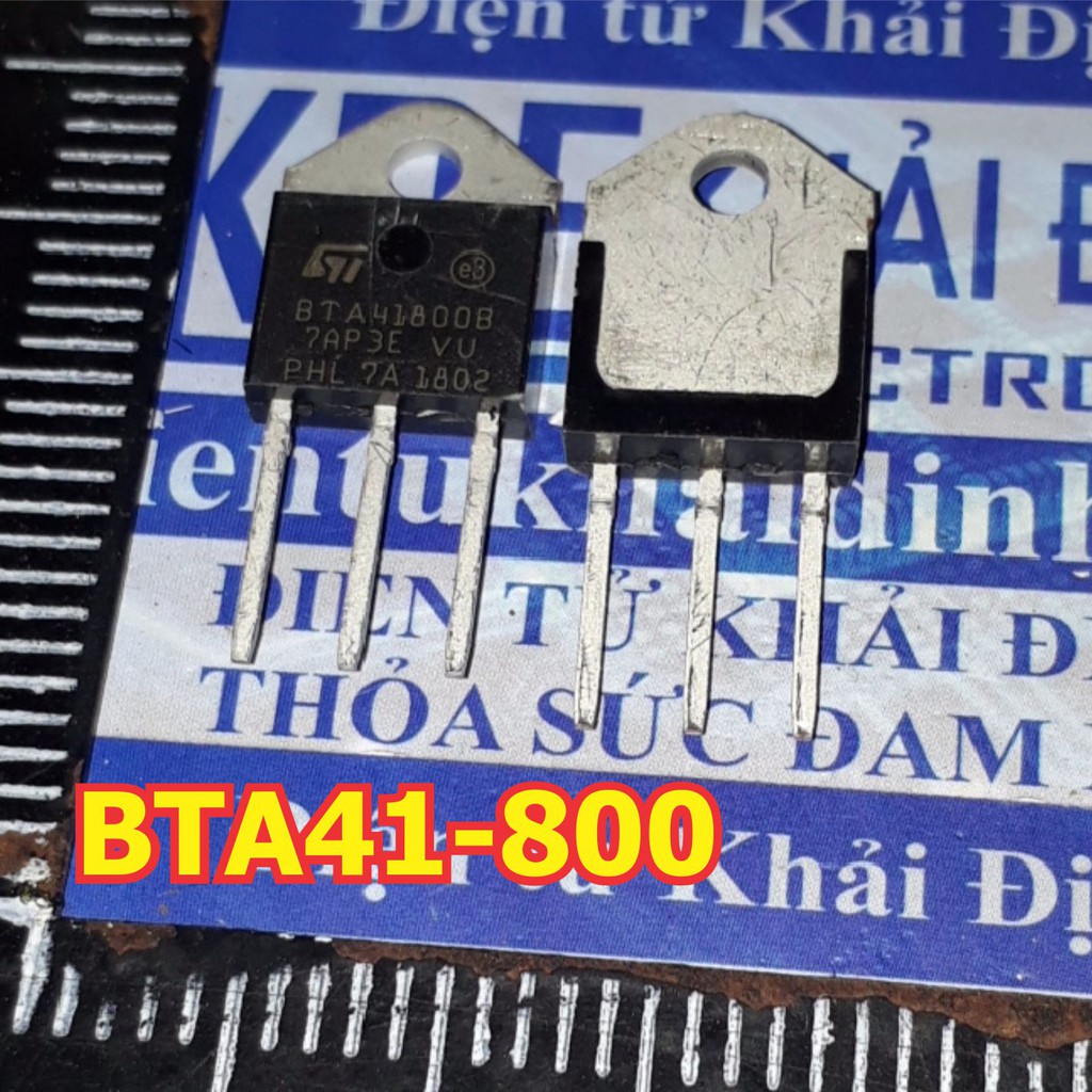 2 con BTA41-800B BTA41 dòng 41A áp 800V TO-3P IC TRIAC kde1467