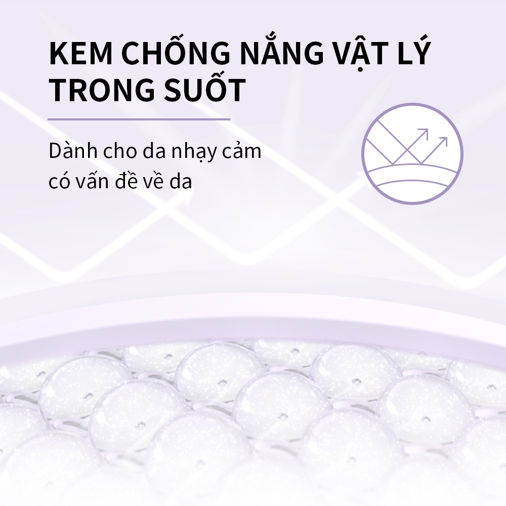 Kem chống nắng LANBENA Ngăn chặn ánh nắng mặt trời làm tươi mới làn da SPF 50+Chống tia UV Làm trắng da 30ml