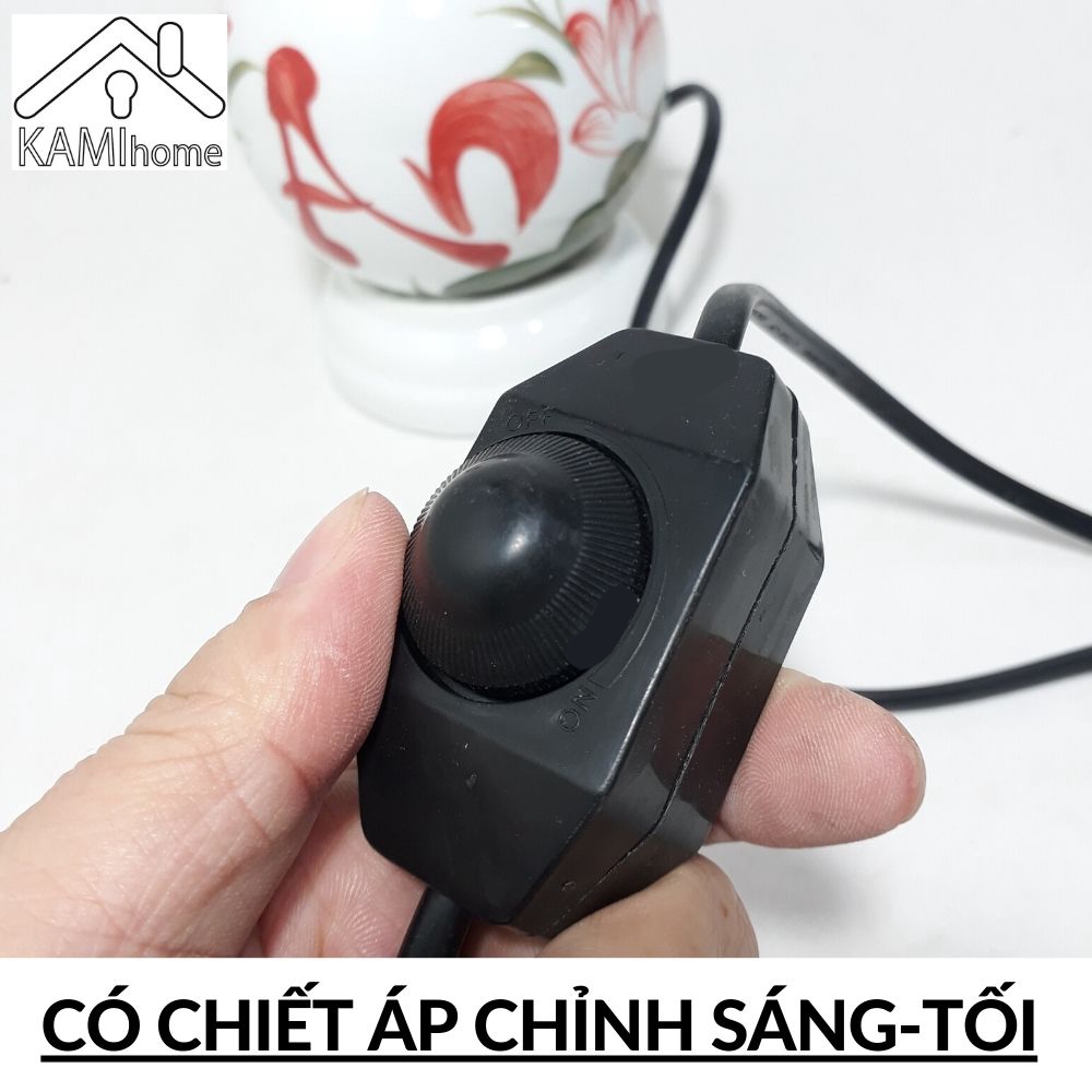 Đèn xông tinh dầu sứ cắm điện Thư Pháp (Chọn mẫu) Tặng Tinh dầu đuổi muỗi thơm phòng