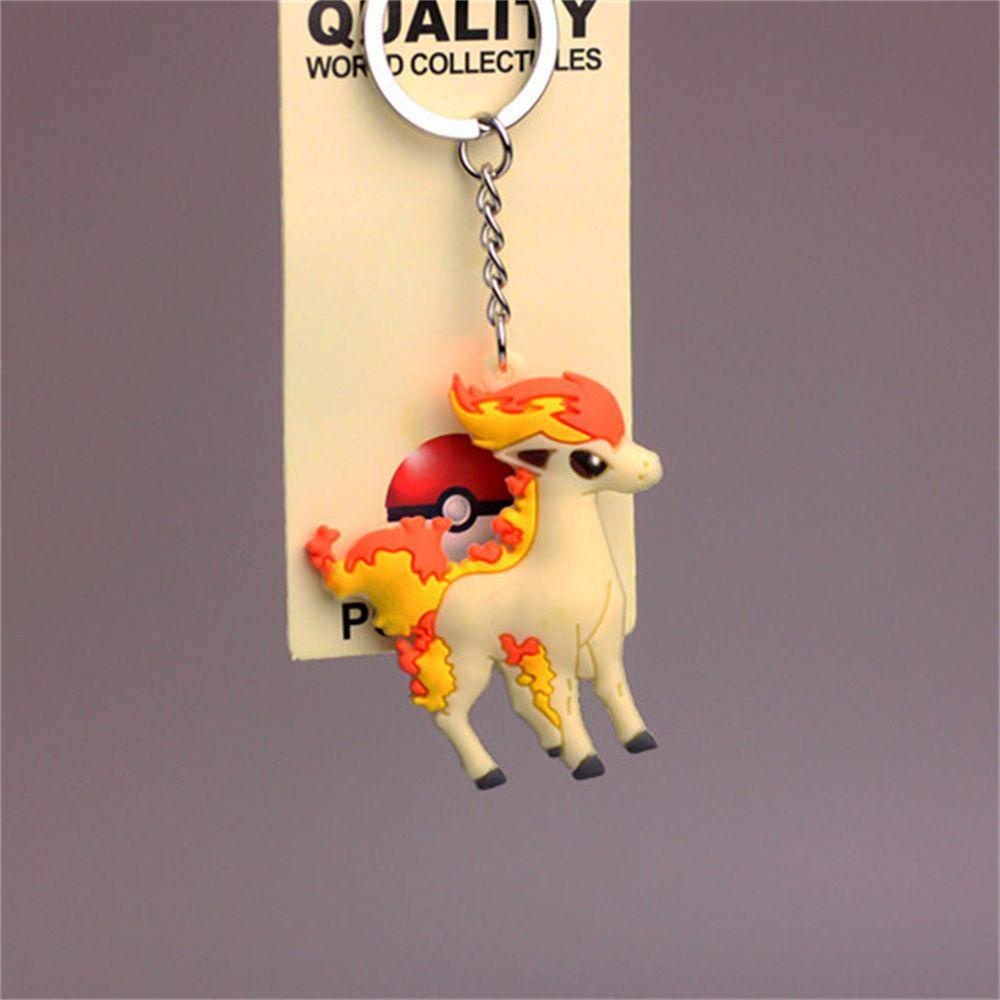 LILYES Móc Khóa Hình Pokemon Charizard Vulpix Eevee Snorlax Dễ Thương