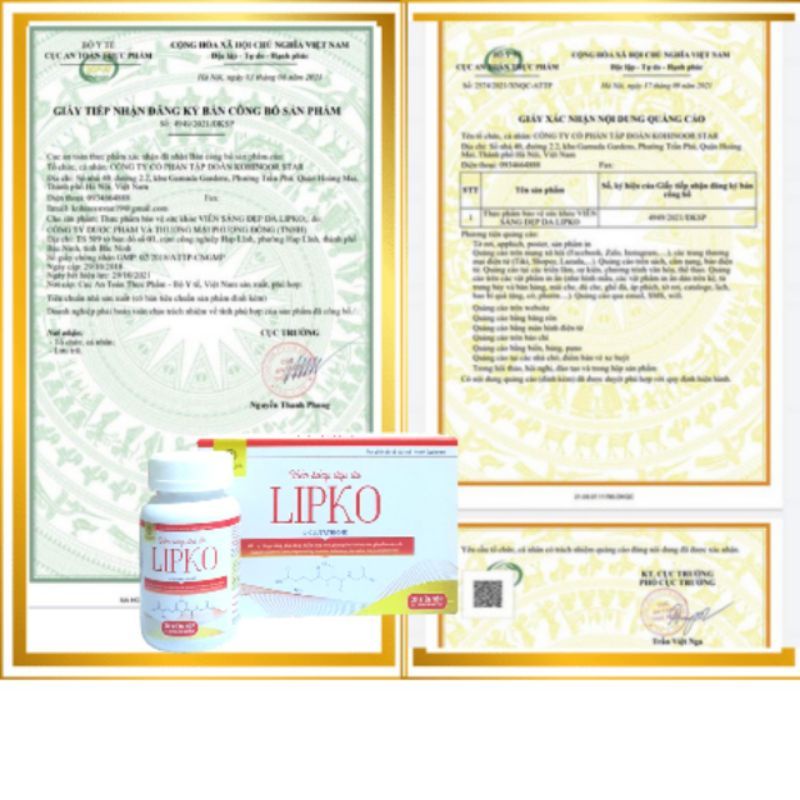 Lipko trắng da toàn thân