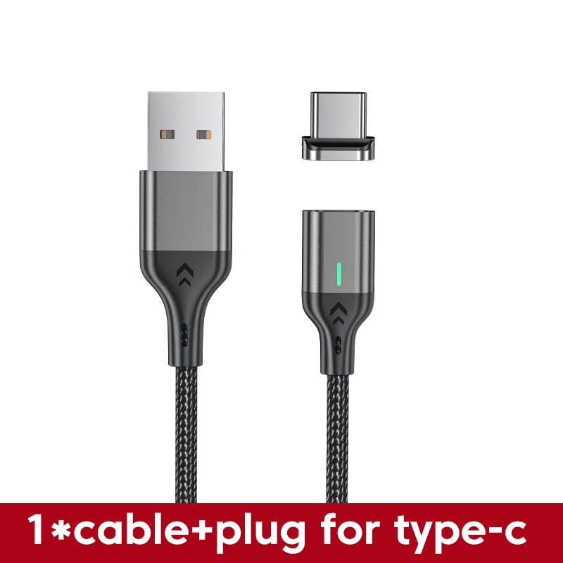 Cáp Sạc Nhanh 3A Cổng USB Type C Gắn Nam Châm Cho Điện Thoại Di Động