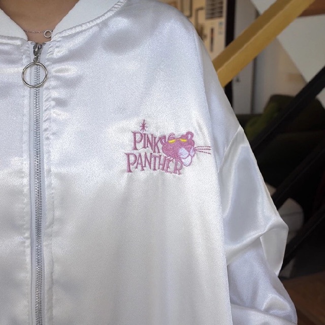 ÁO KHOÁC BOMBER NỮ ULZZANG HOẠ TIẾT PINK PANTHER | BigBuy360 - bigbuy360.vn